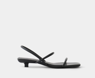 

БОСОНОЖКИ С ТОНКИМИ РЕМЕШКАМИ, Чёрный, Босоножки 25092-03-01