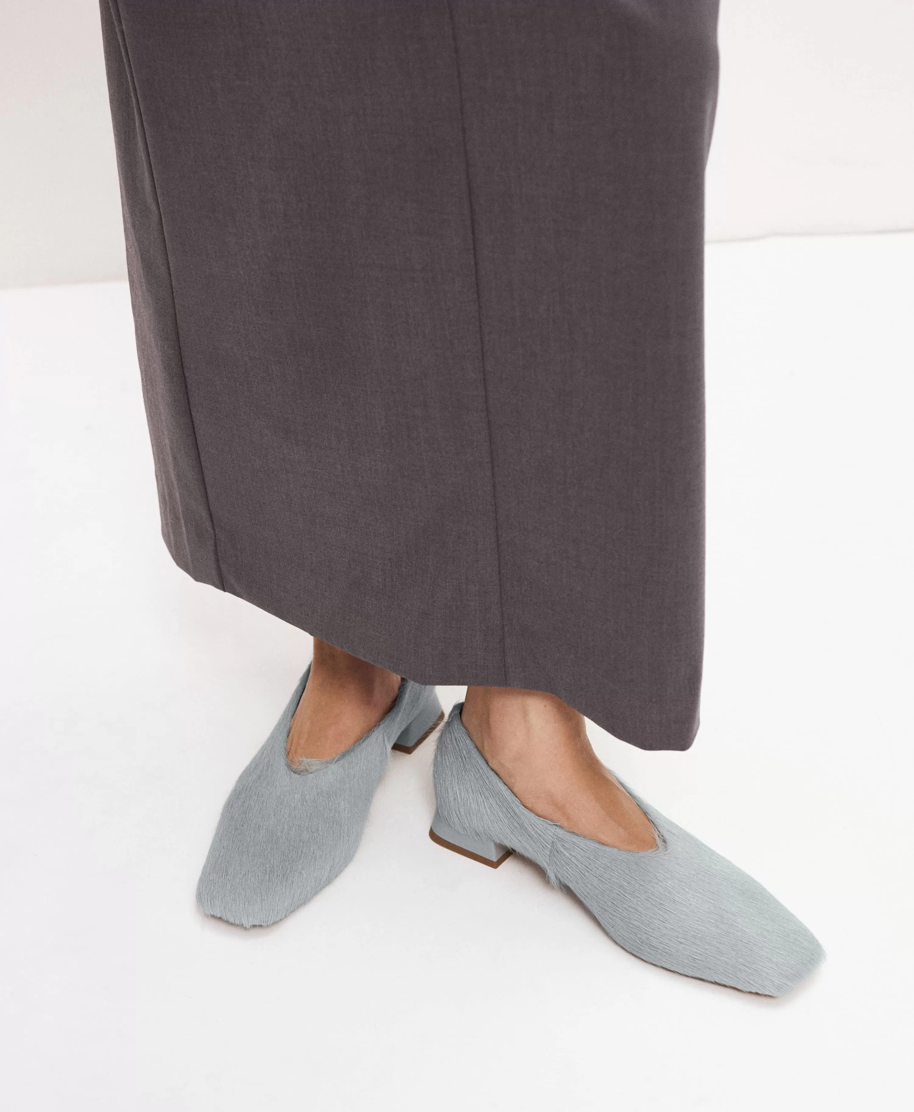 Балетки из меха. Вид 1