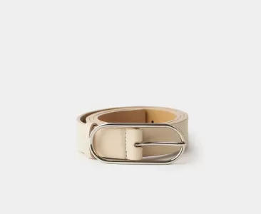 

СТАНДАРТНЫЙ РЕМЕНЬ С ОВАЛЬНОЙ ПРЯЖКОЙ, Хумус, Ремень