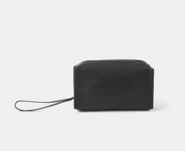 

КЕЙС ДЛЯ ПРОВОДОВ ИЛИ КОСМЕТИКИ, Чёрный крокодил, Косметичка