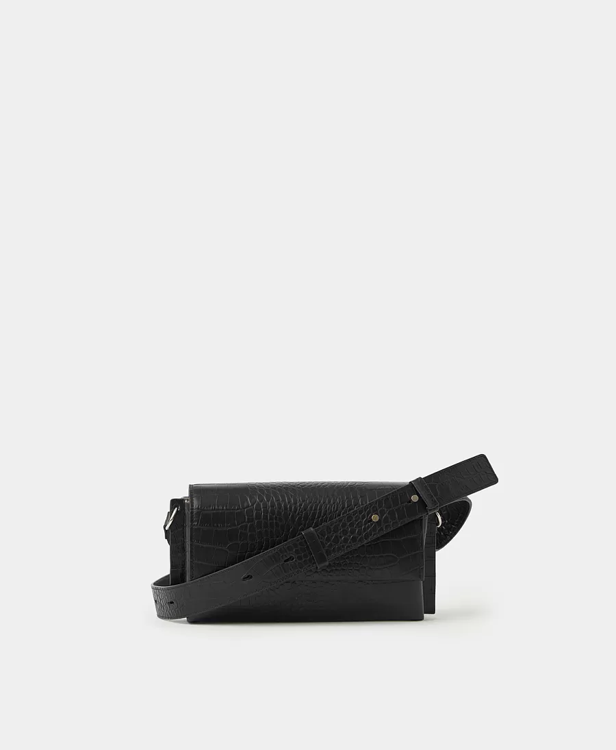 Мини кросс-боди на широком ремне. Вид 1