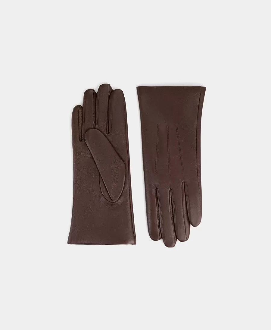 Перчатки с декоративными строчками. Вид 1