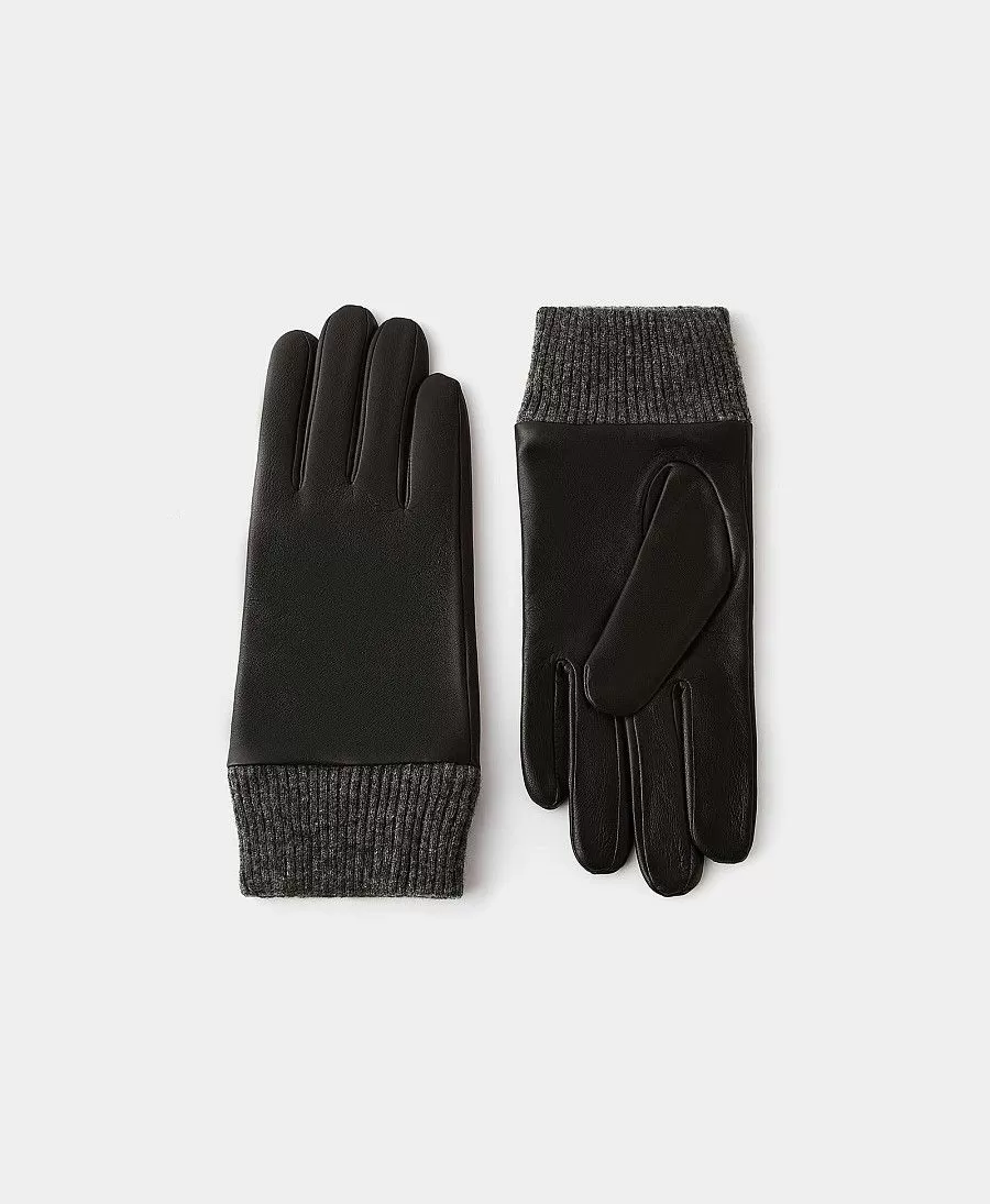 ПЕРЧАТКИ С ШЕРСТЯНОЙ МАНЖЕТОЙ. Вид 1