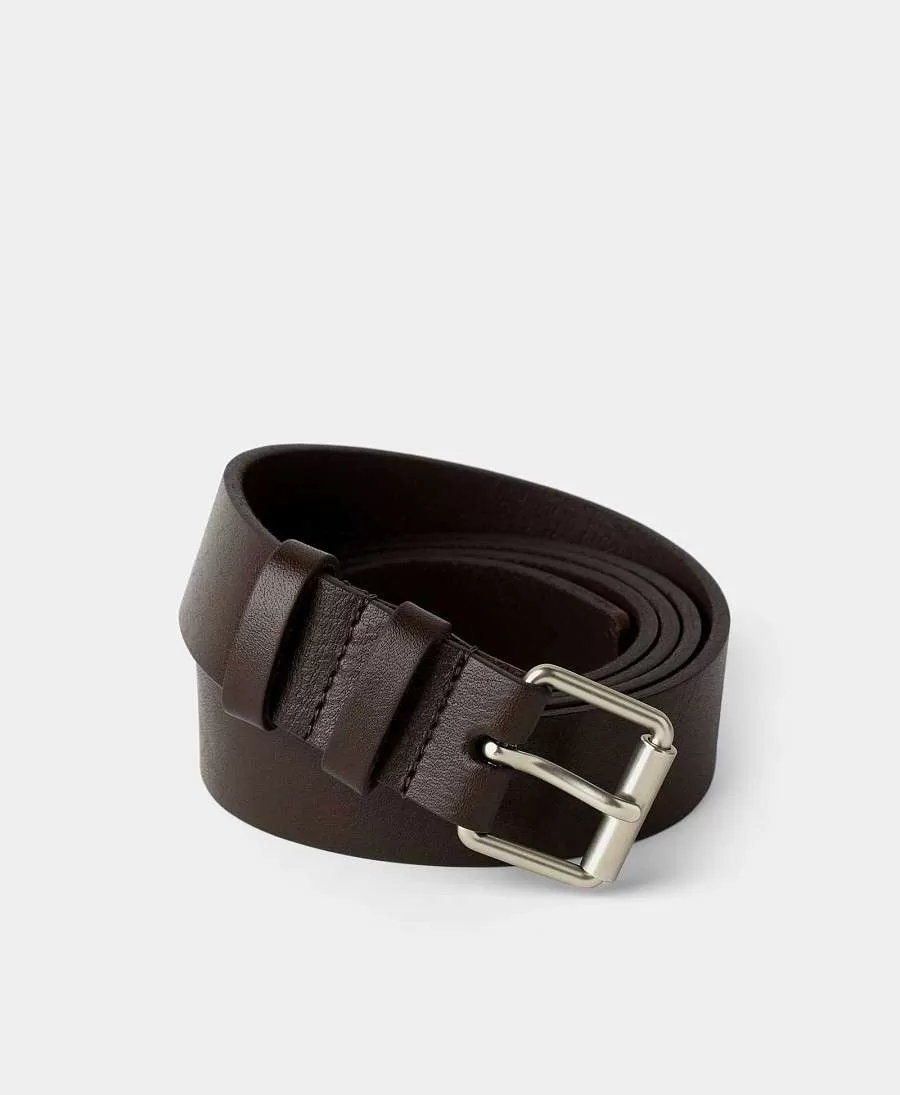 Ремень из гладкой кожи. Вид 1