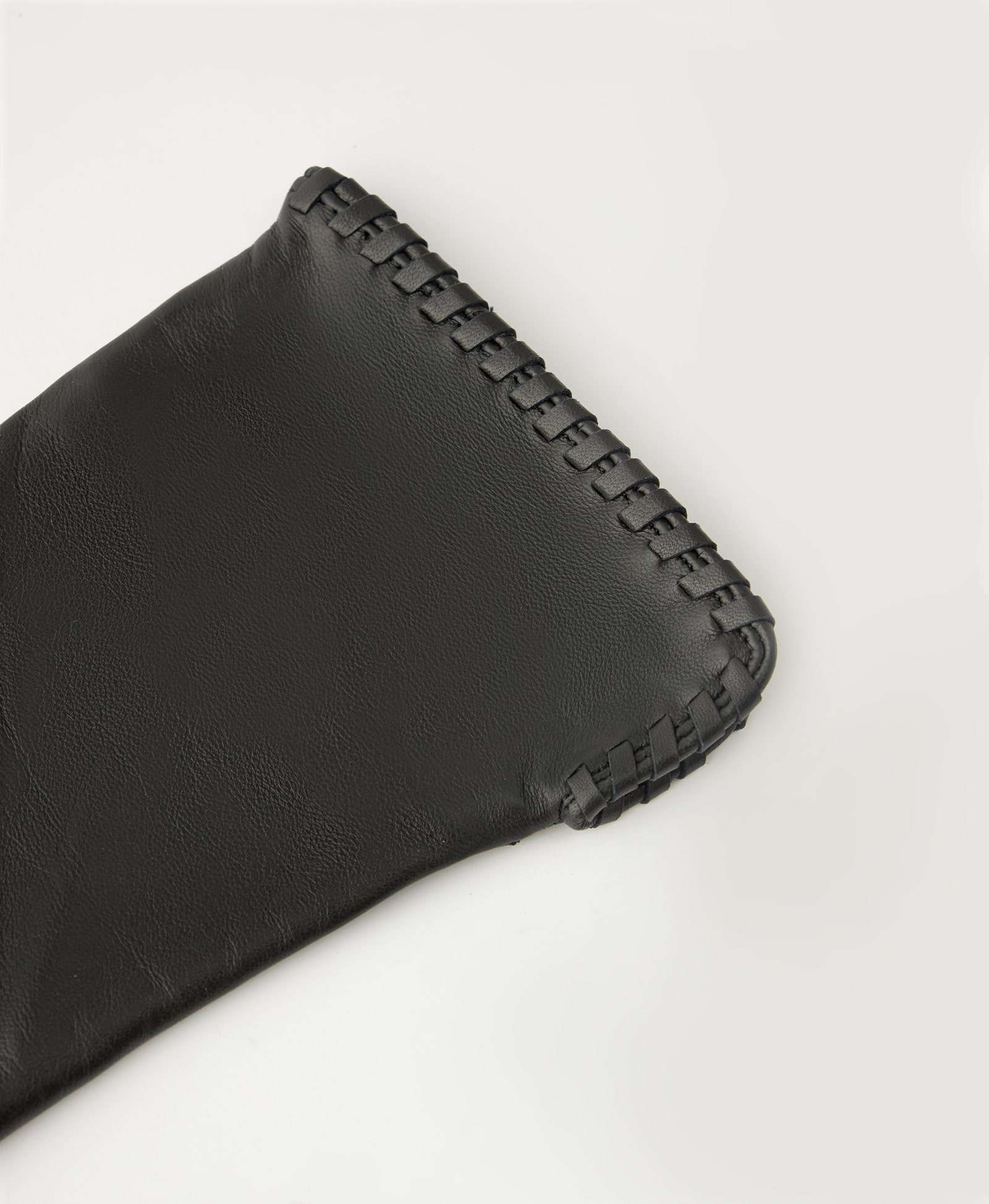 Перчатки с плетением. Цвет: черный. Вид 2