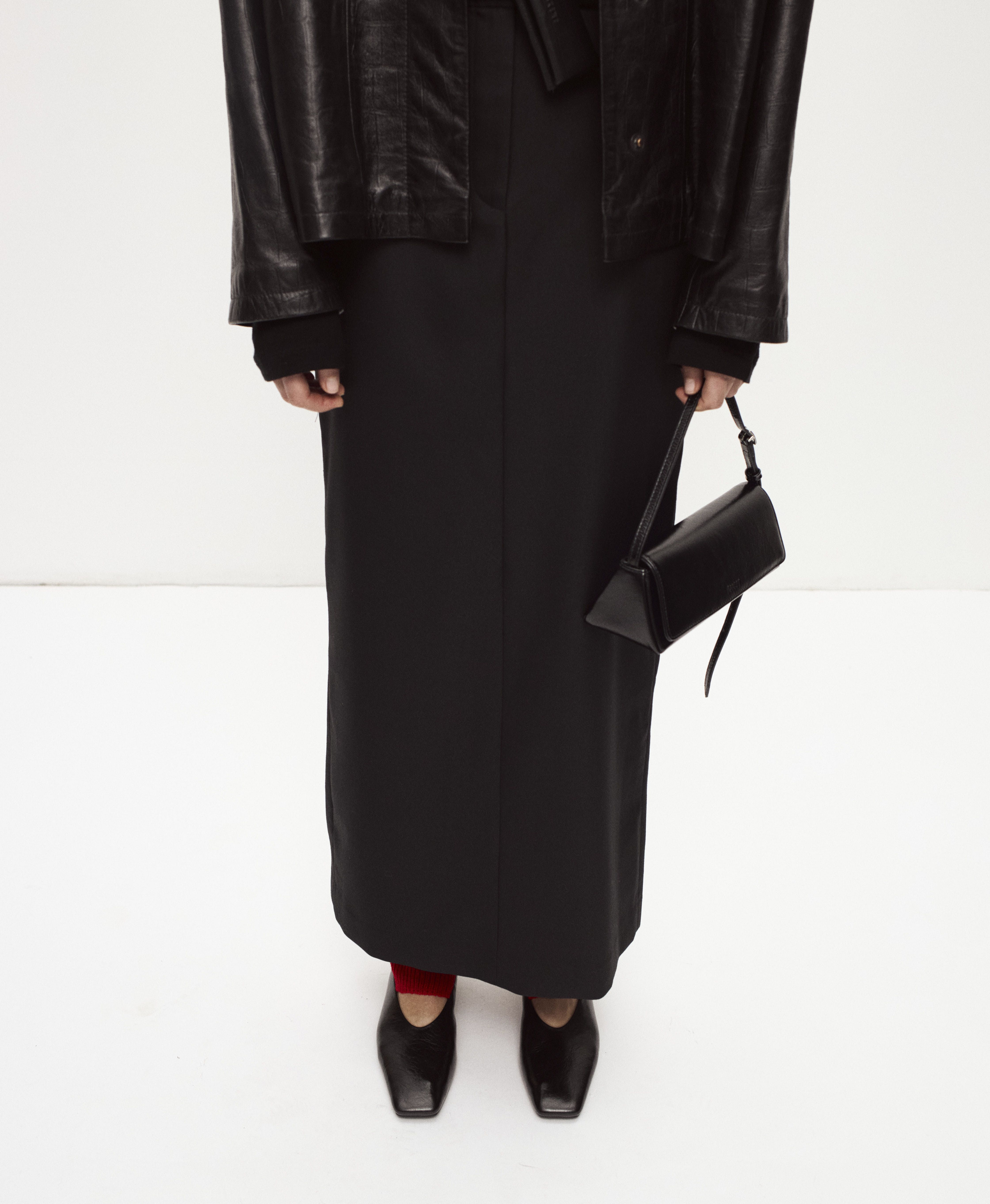 СУМКА TRIA. Цвет: polished black. Вид 7