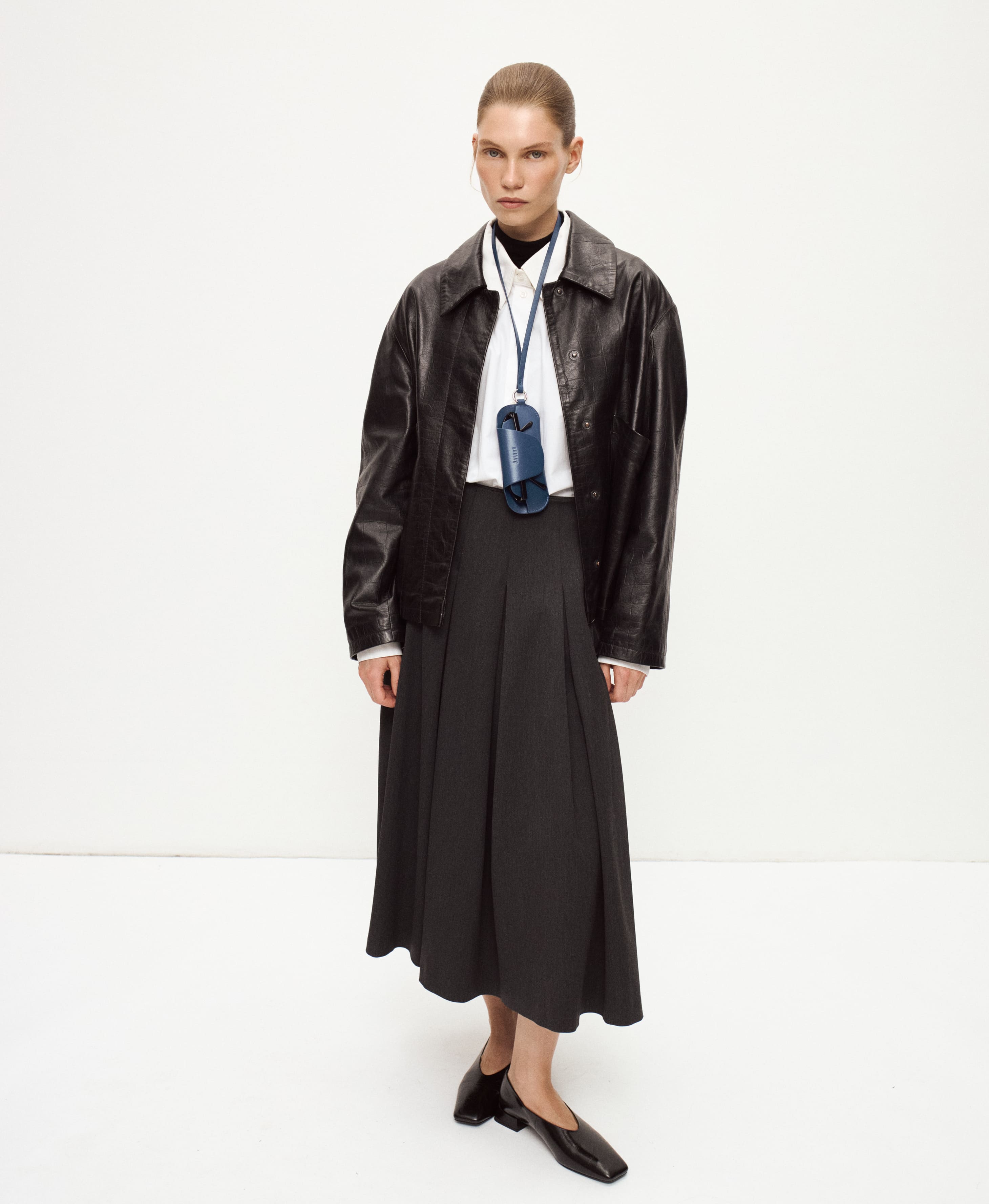 Футляр для очков. Цвет: poseidon blu. Вид 2