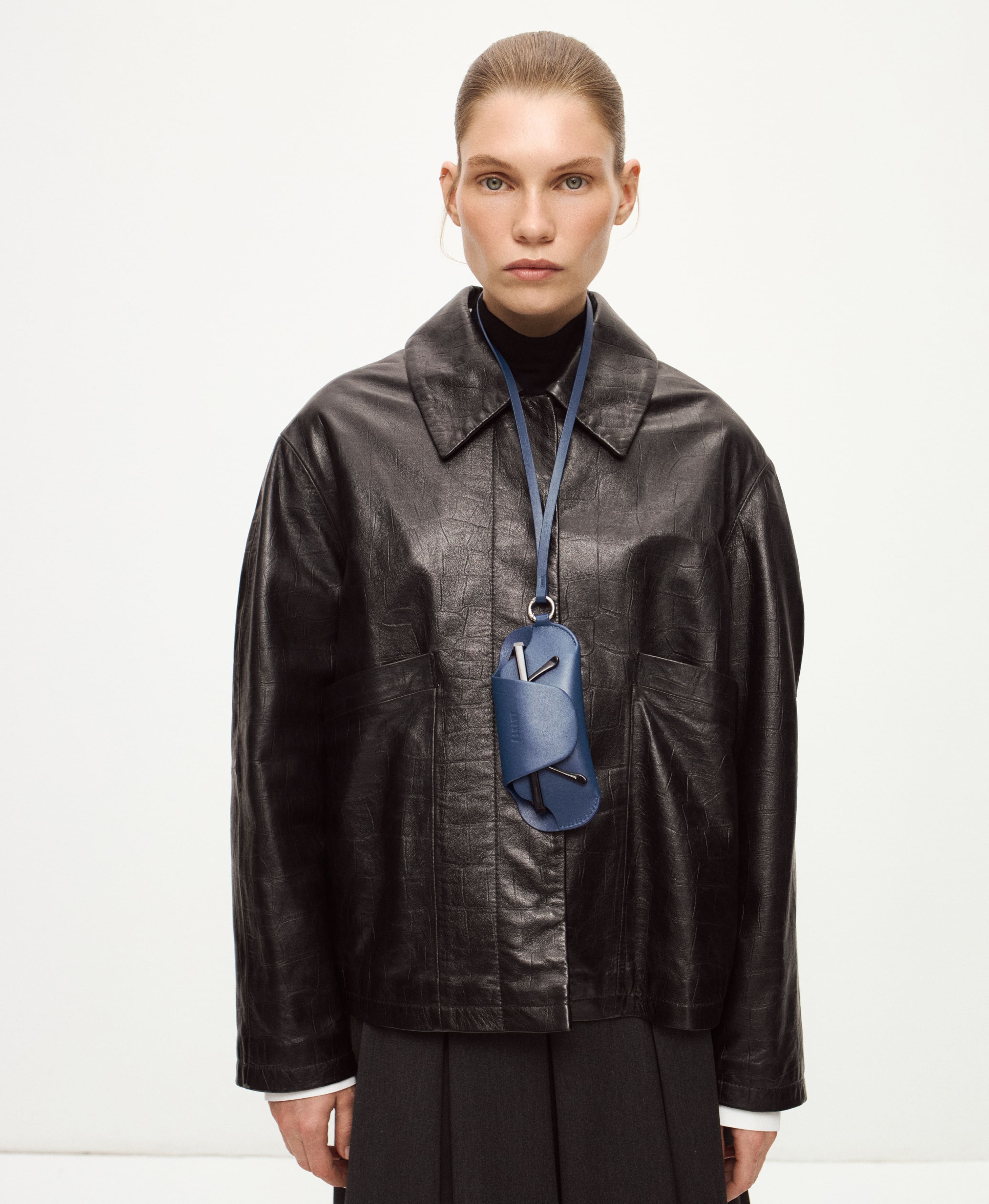 Футляр для очков. Цвет: poseidon blu. Вид 3