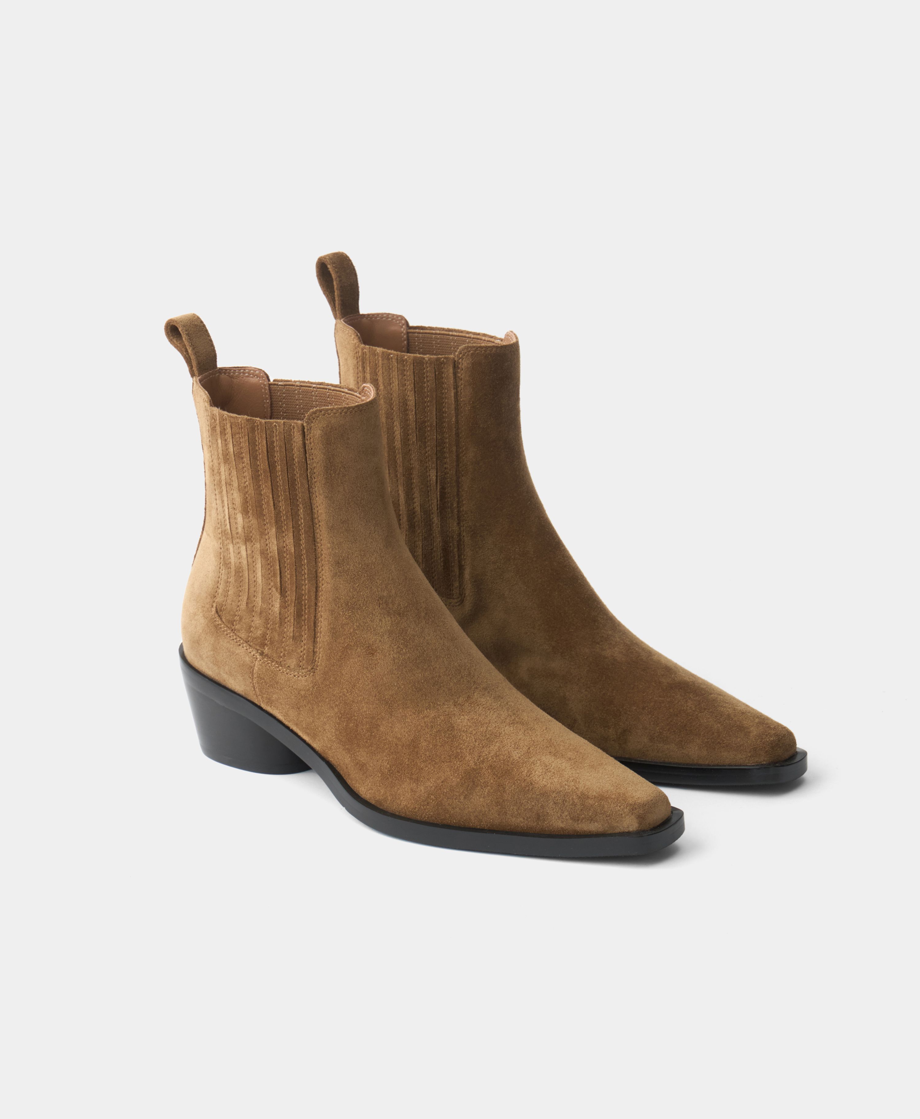 Казаки из замши. Цвет: tobacco. Вид 4