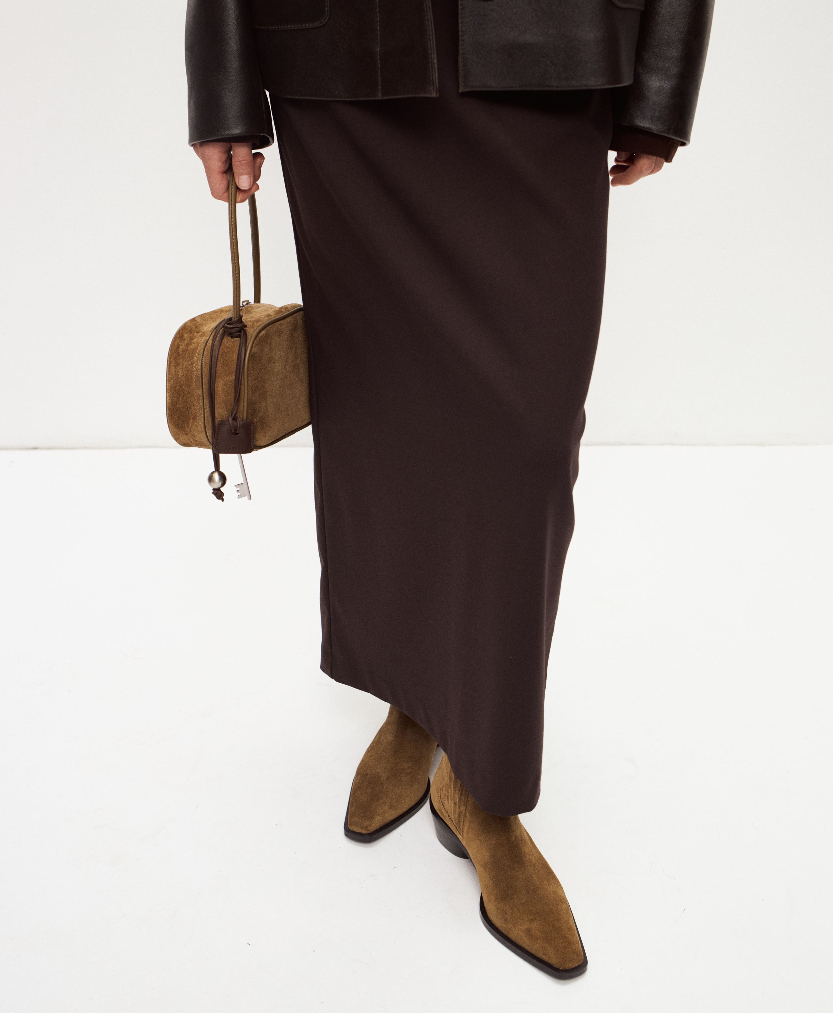 Казаки из замши. Цвет: tobacco. Вид 6