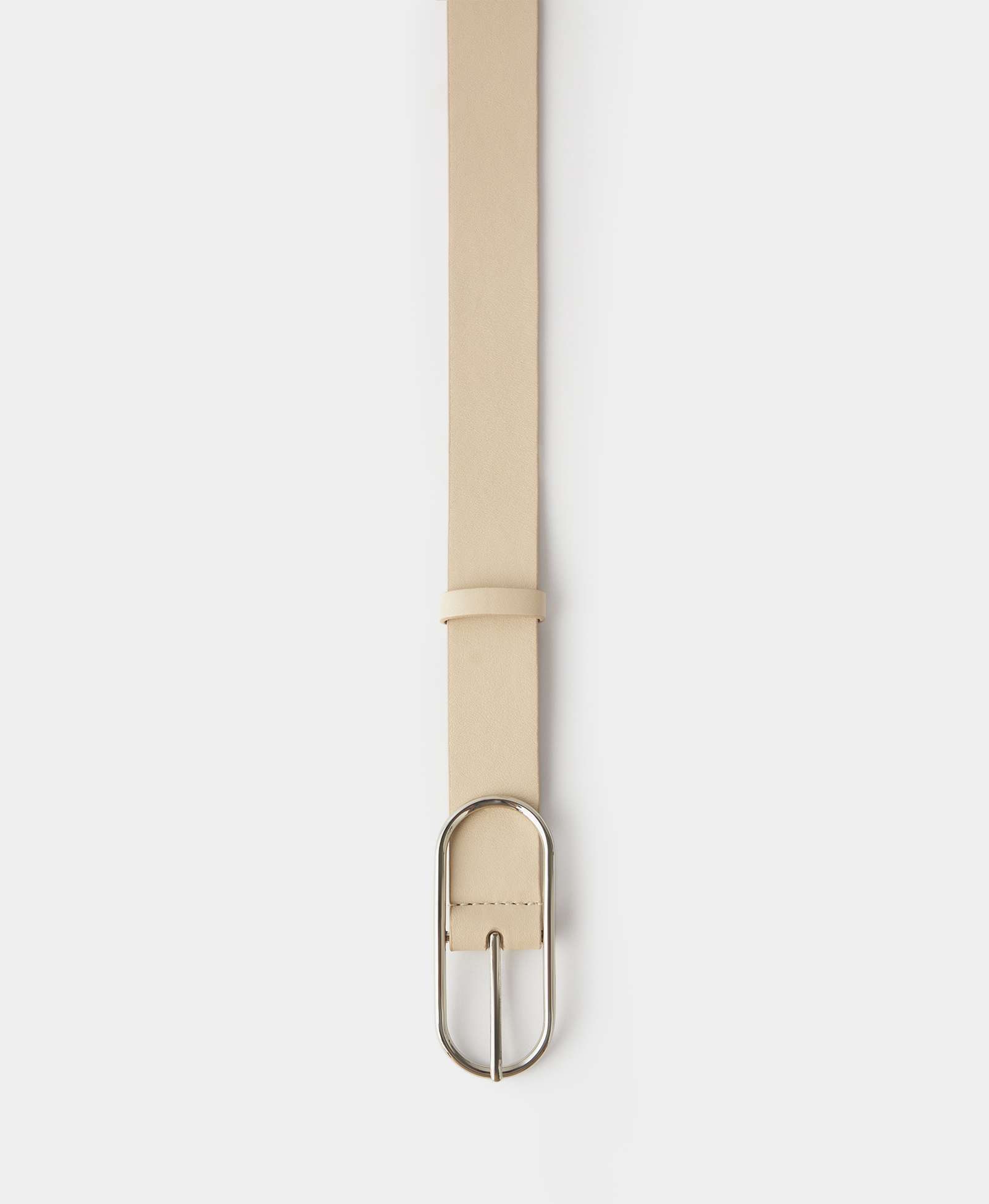 Стандартный ремень с овальной пряжкой. Цвет: хумус. Вид 2