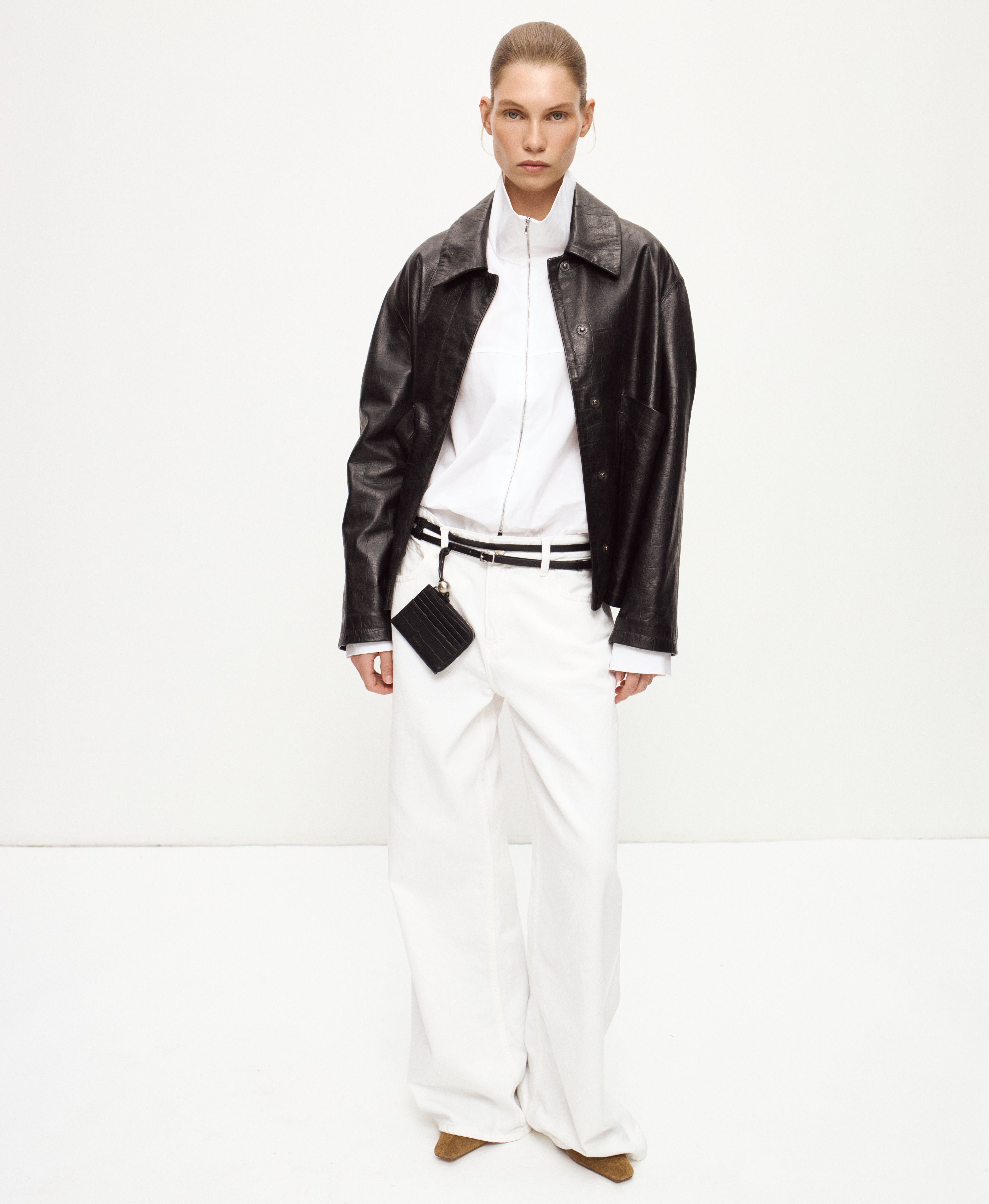 ремень с прямоугольной пряжкой. Цвет: black. Вид 3