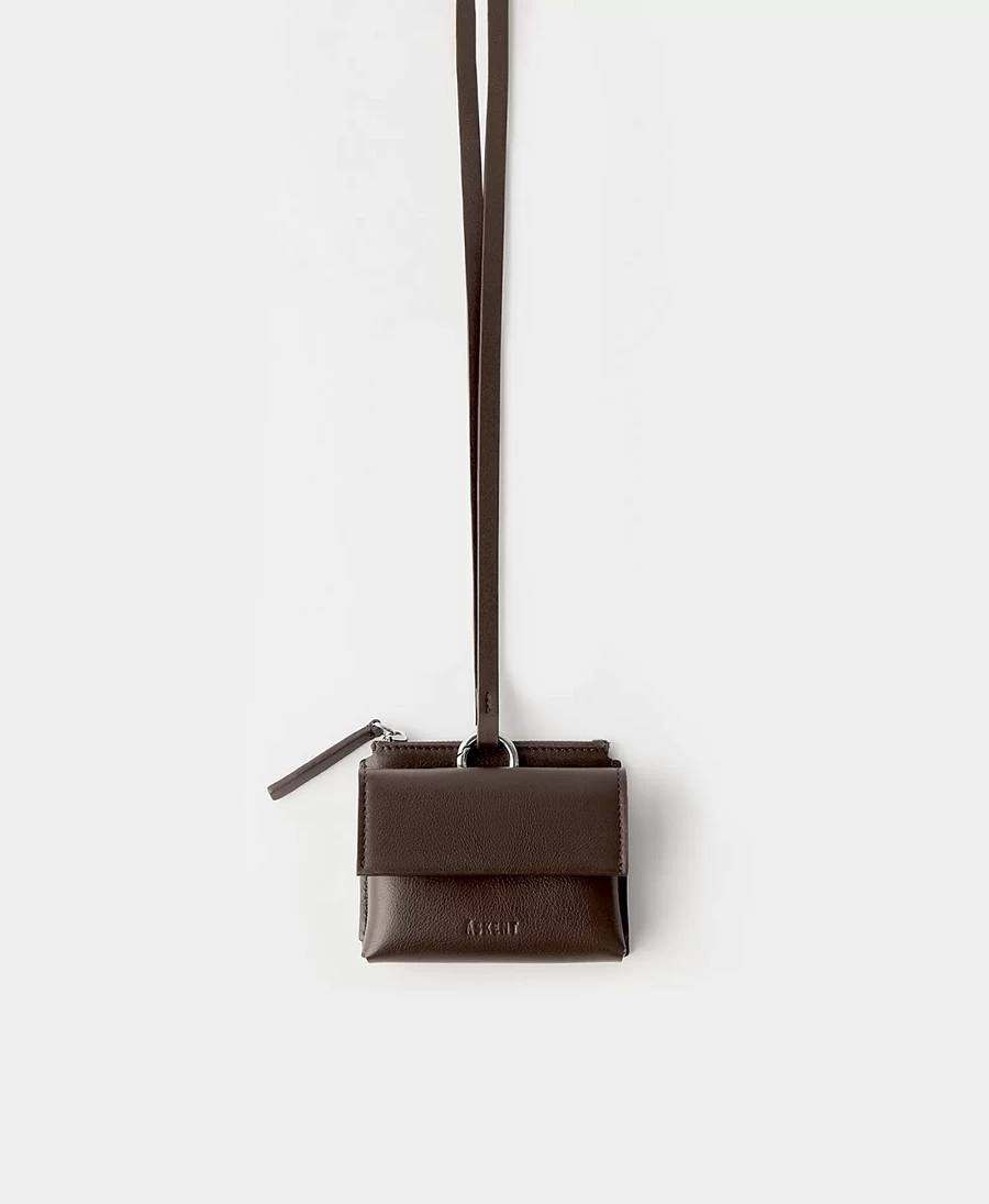 Мини-портмоне на длинном шнуре. Вид 1