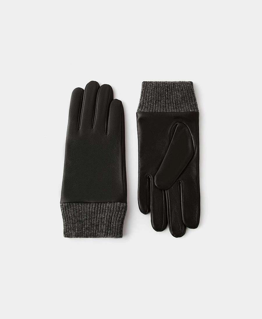 ПЕРЧАТКИ С ШЕРСТЯНОЙ МАНЖЕТОЙ. Вид 1