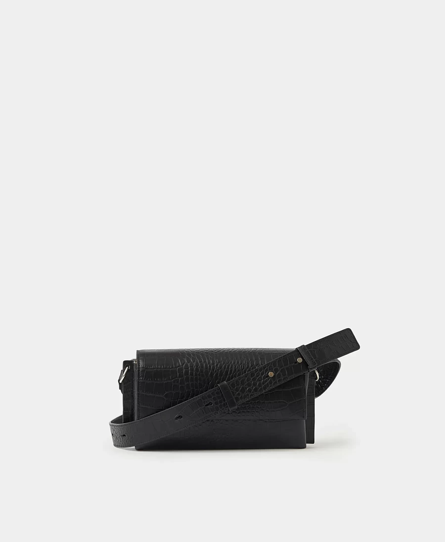 Мини кросс-боди на широком ремне. Вид 1