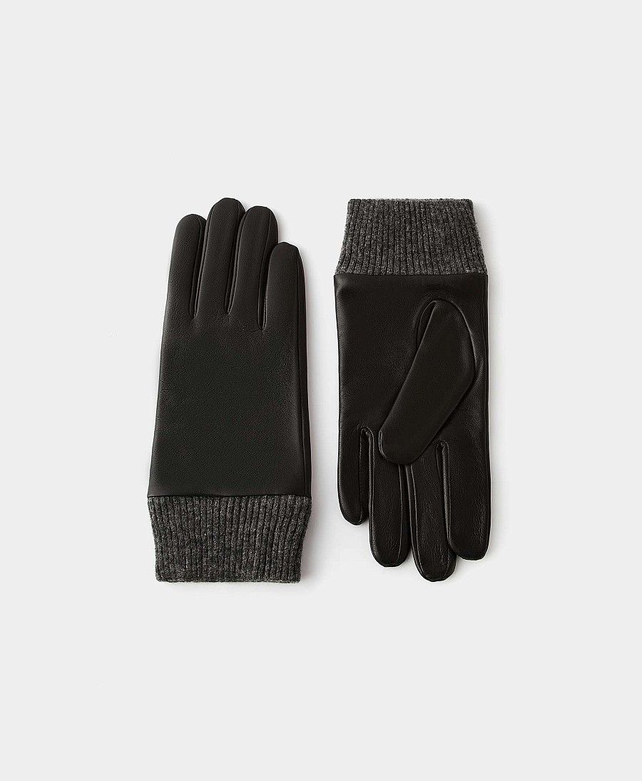 ПЕРЧАТКИ С ШЕРСТЯНОЙ МАНЖЕТОЙ. Вид 1