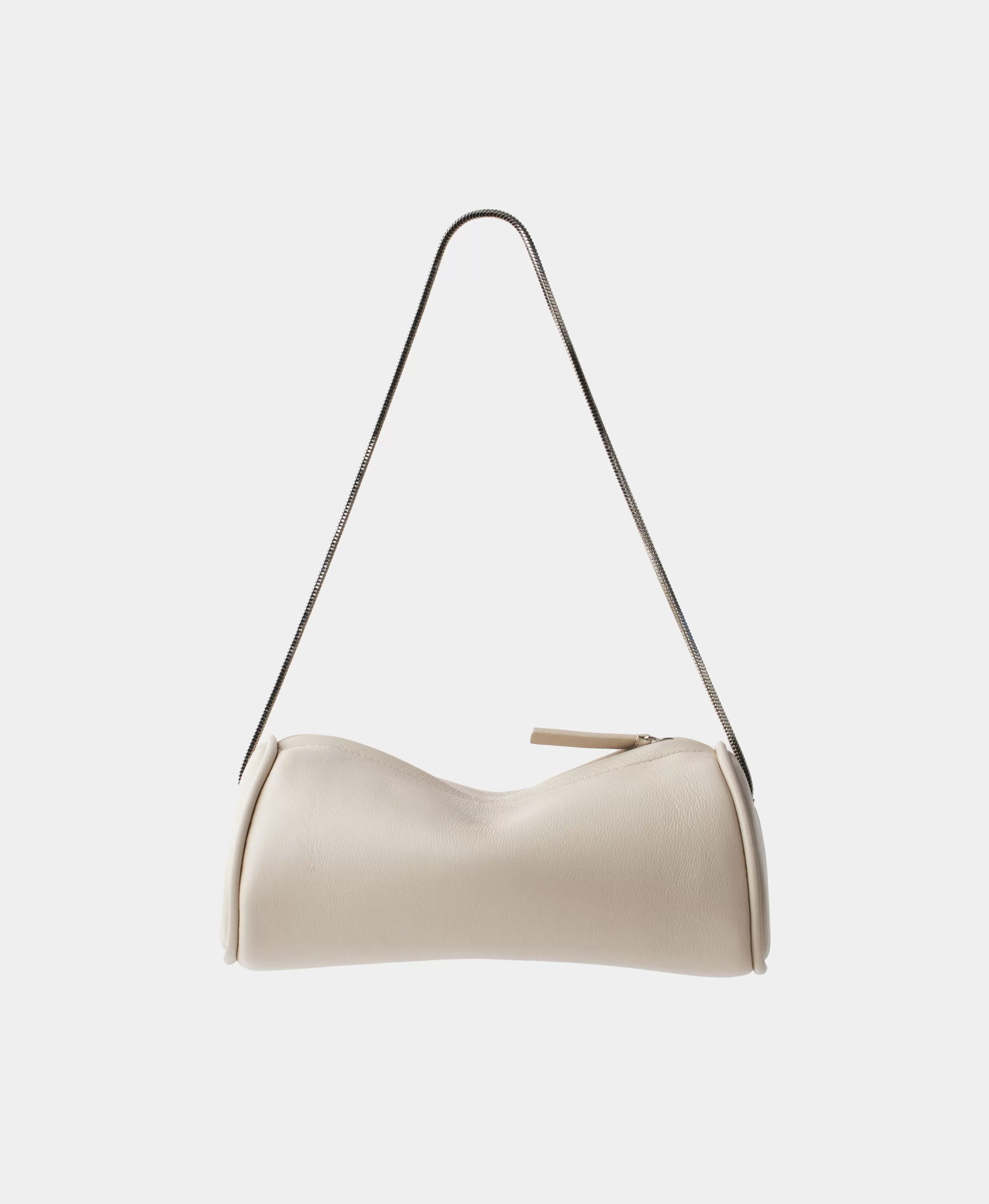 Сумка bissa chain/mini. Цвет: beige. Вид 5