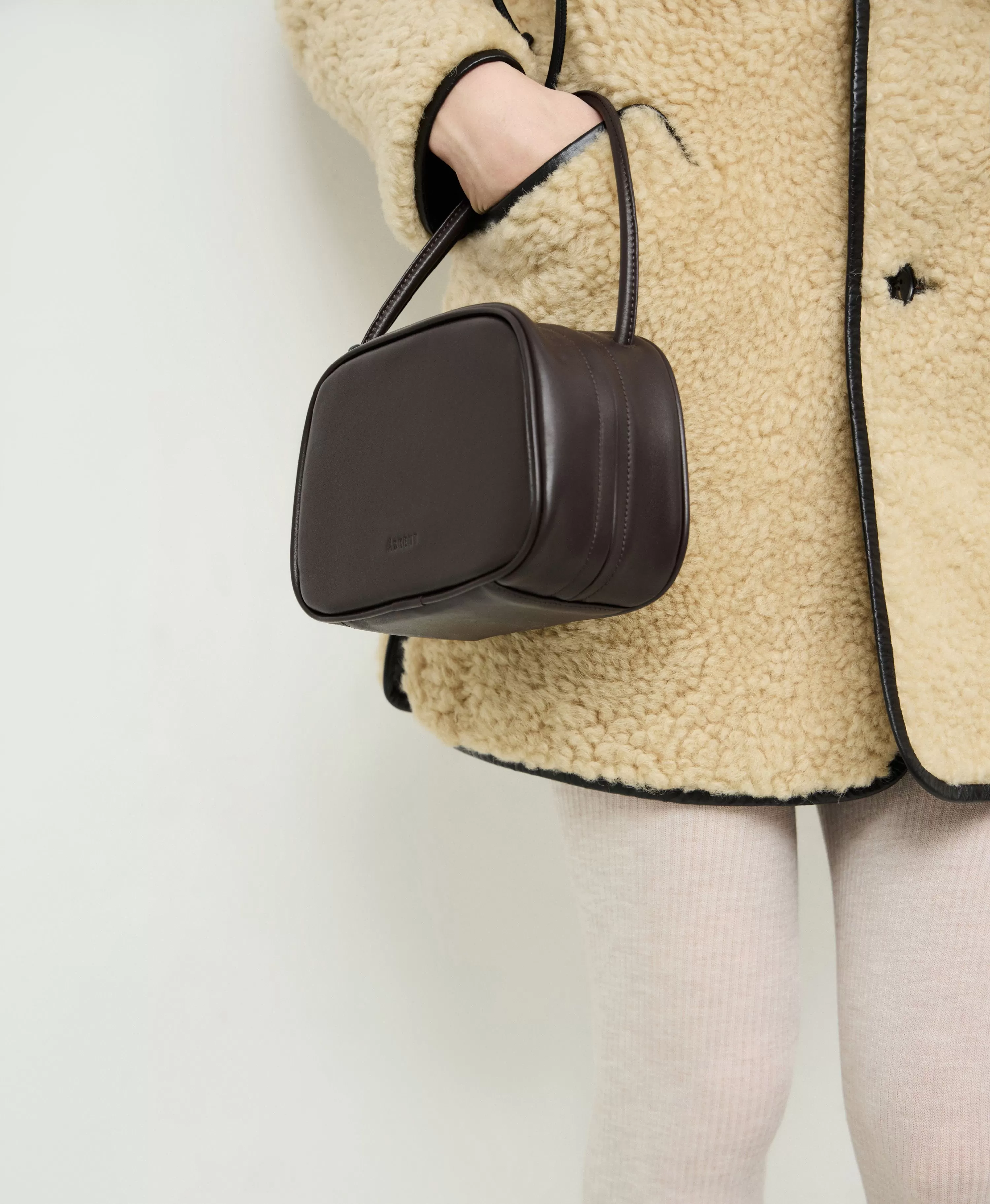 СУМКА BOWLING/ MINI. Цвет: fondente. Вид 3