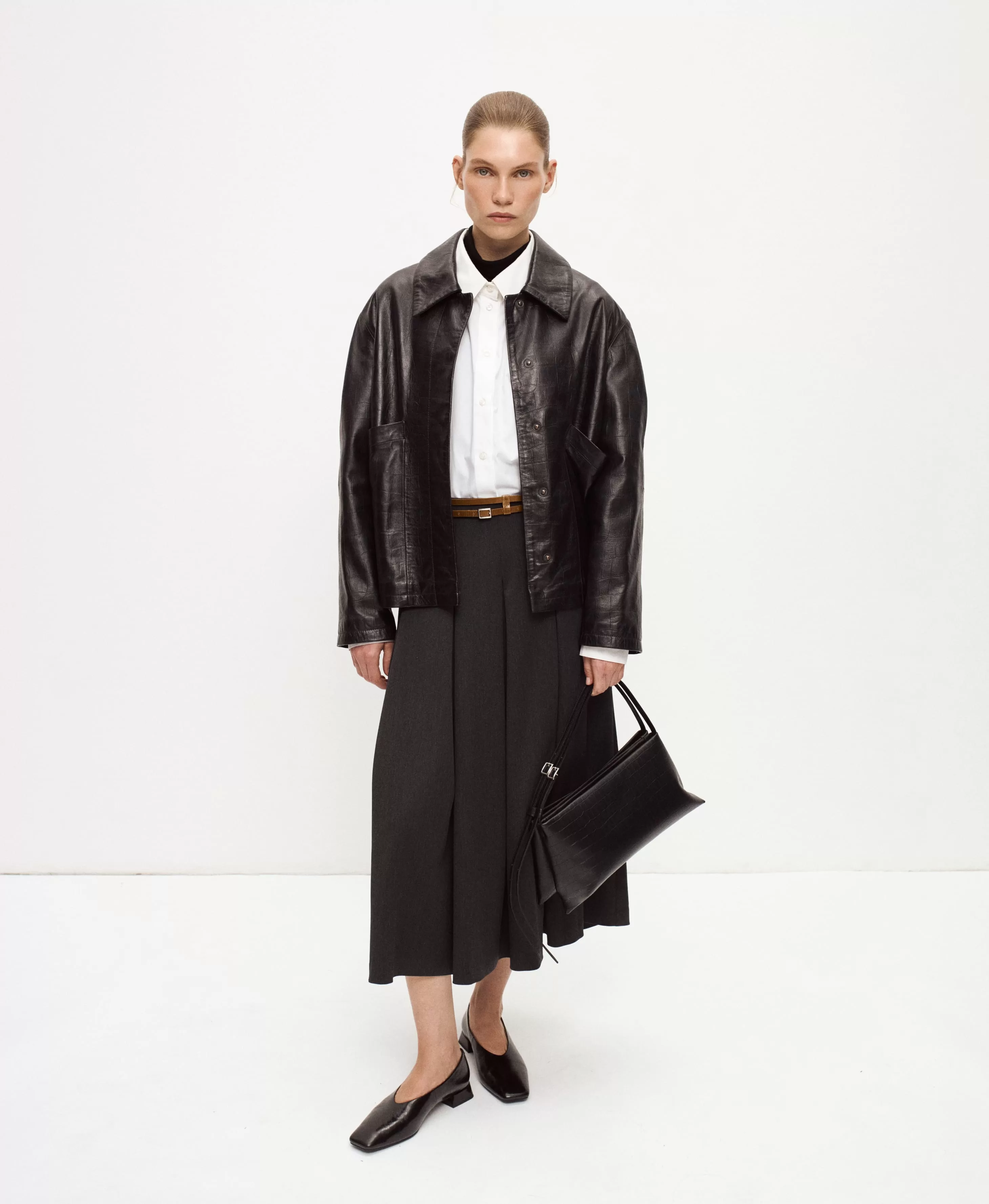 ремень с прямоугольной пряжкой. Цвет: burnt sugar. Вид 3