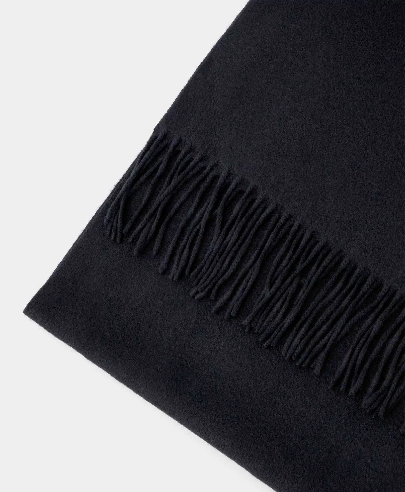 Шарф из кашемира. Цвет: black. Вид 4