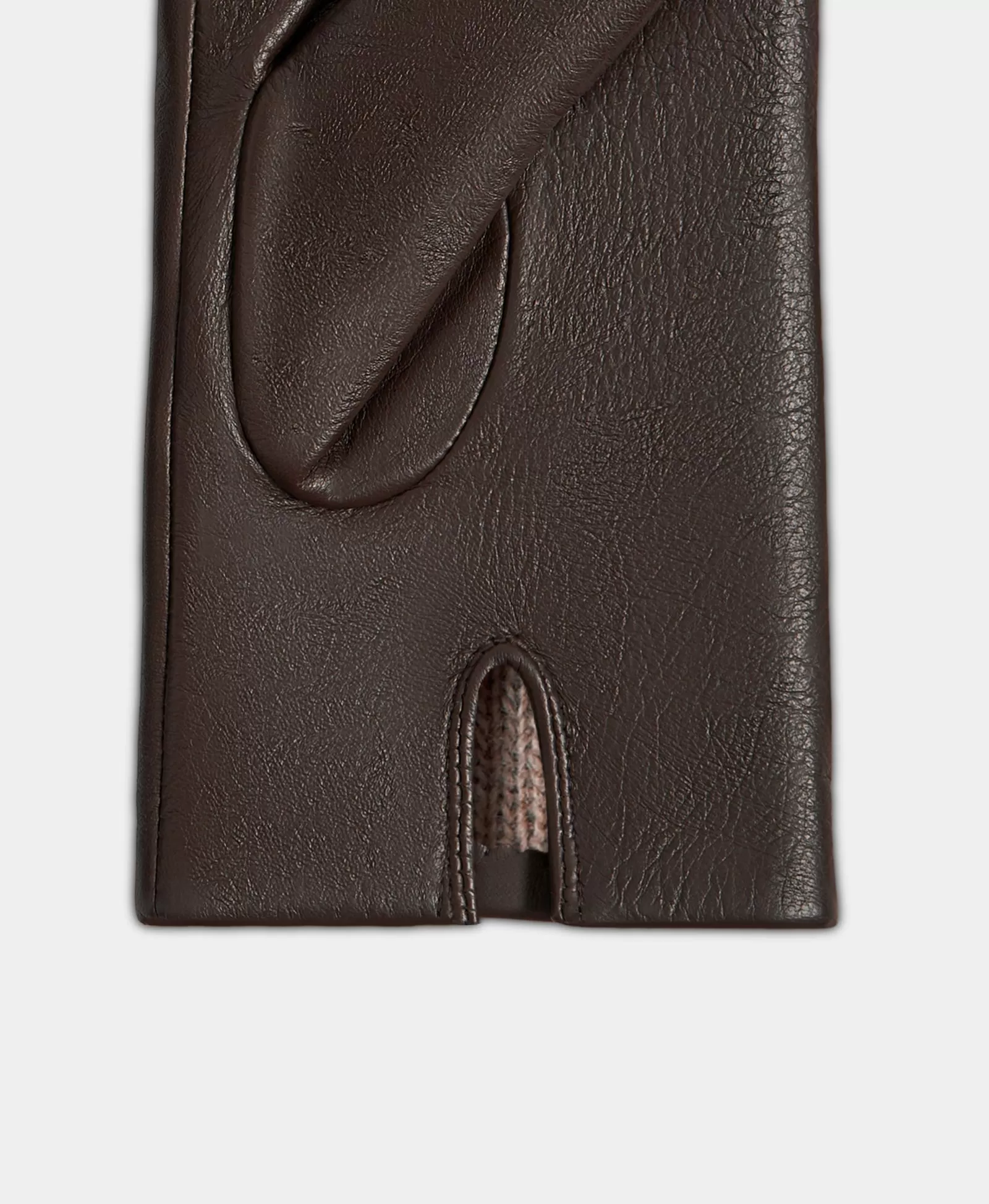 Классические перчатки. Цвет: brown. Вид 3