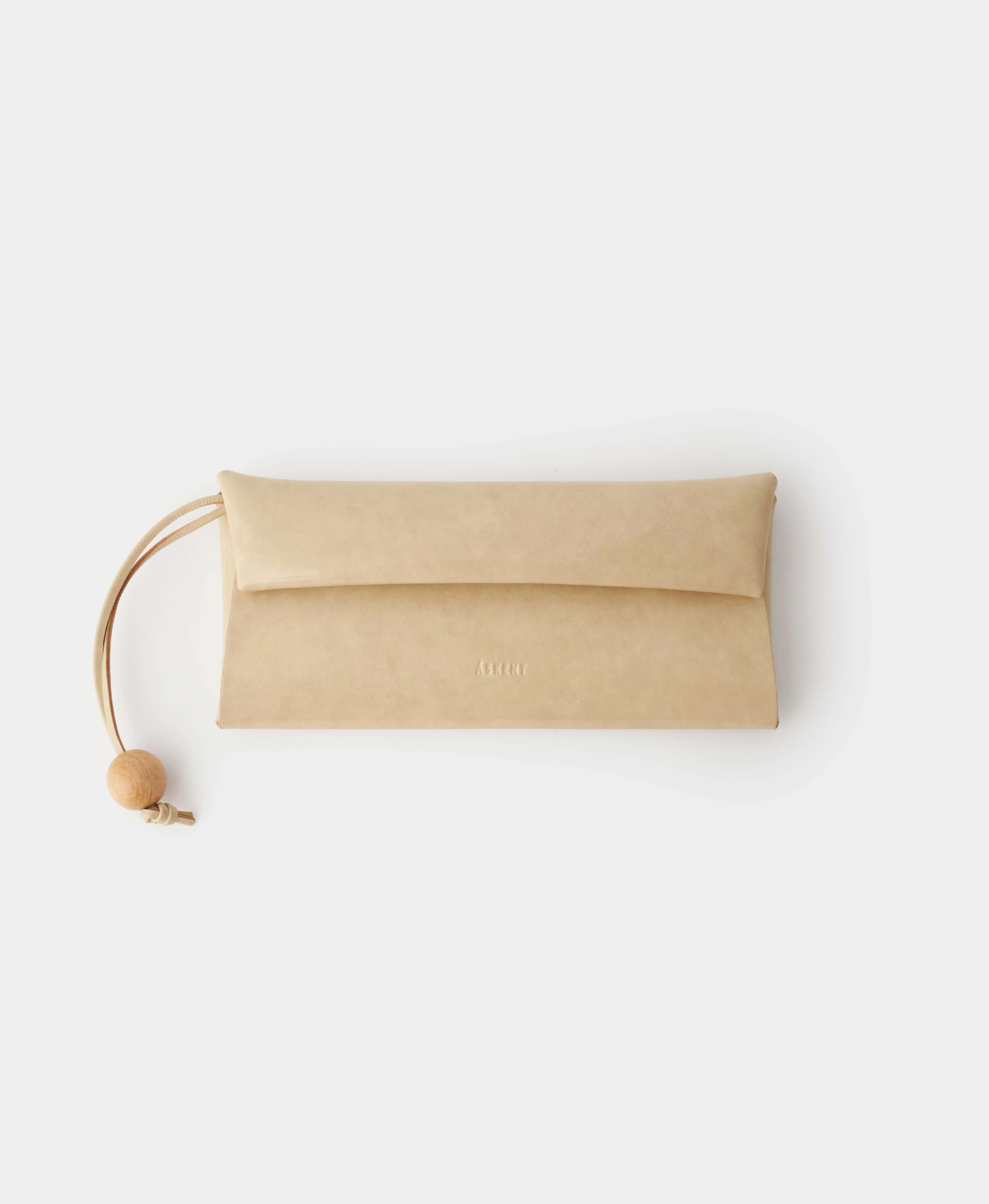 ПОРТМОНЕ-КЛАТЧ ENVELOPE. Цвет: melted butter. Вид 1