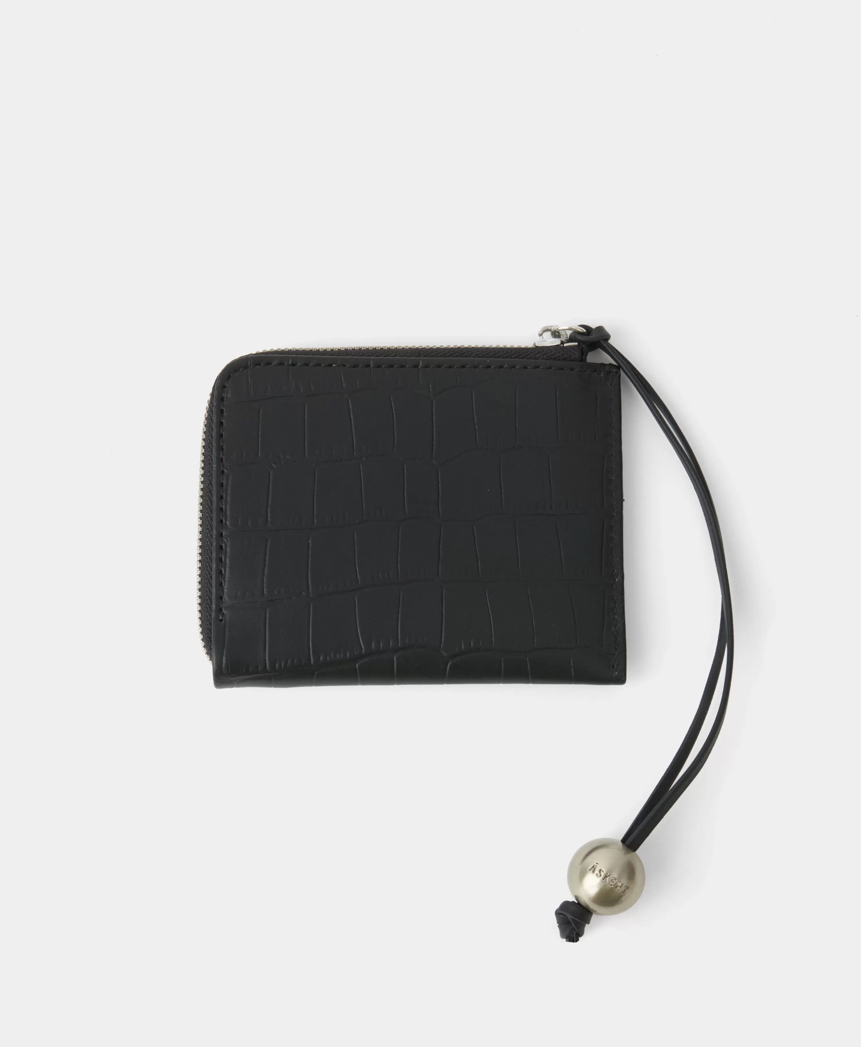 Портмоне. Цвет: black croco. Вид 4