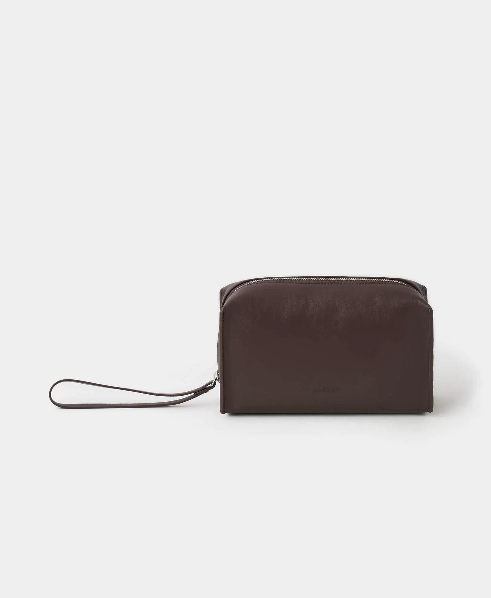 Кейс для проводов или косметики. Цвет: dark oak. Вид 1
