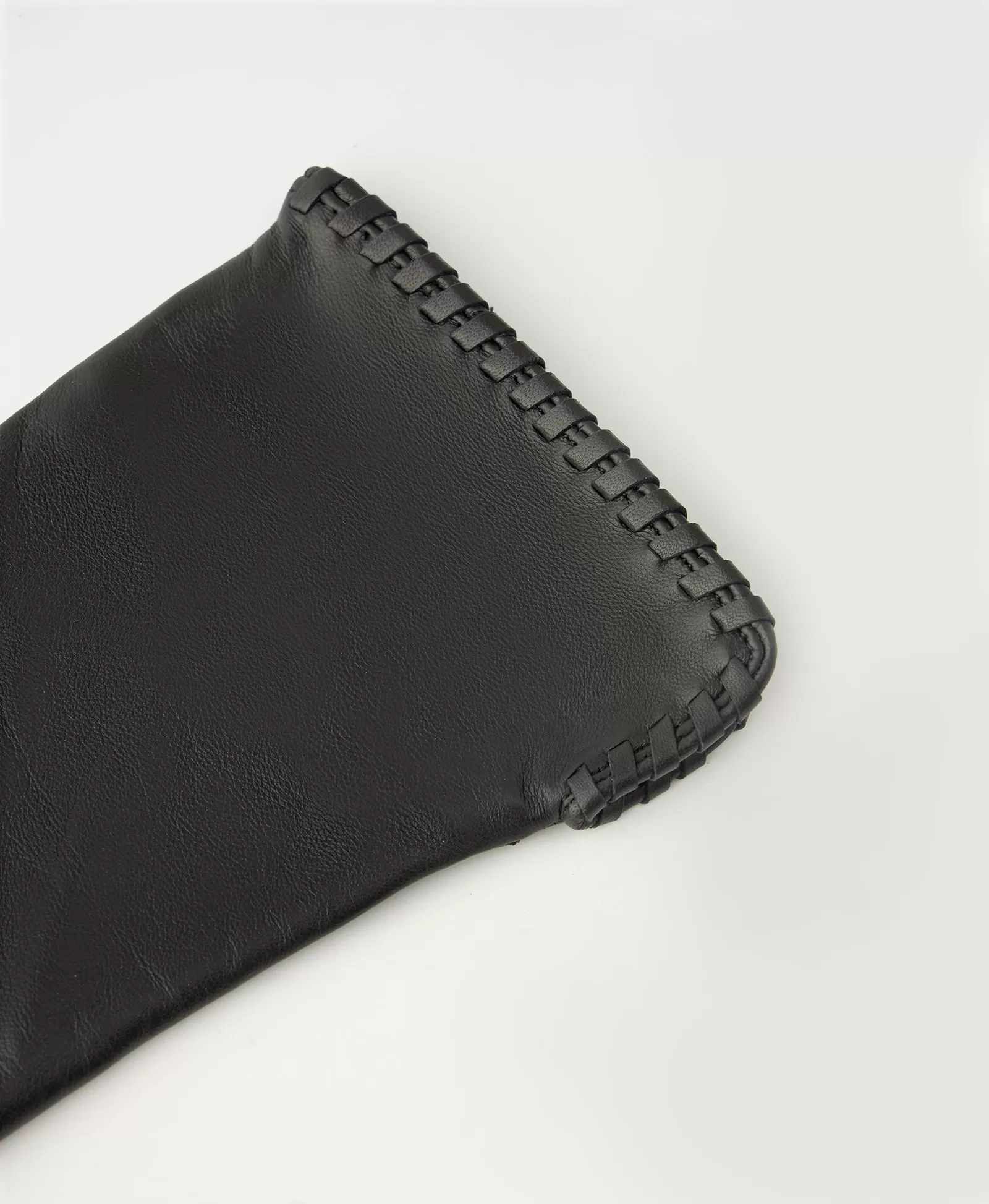 Перчатки с плетением. Цвет: черный. Вид 2