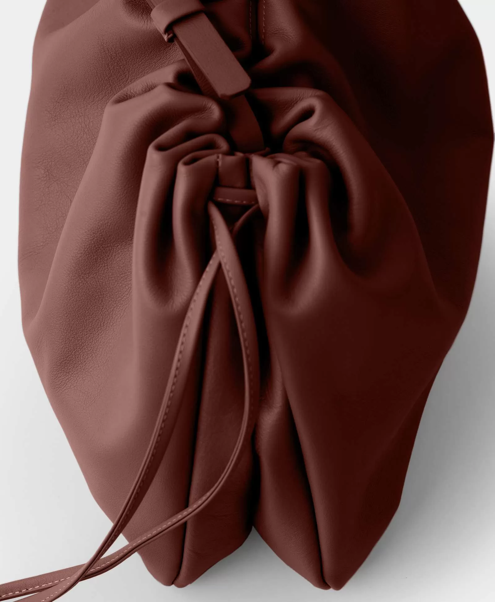 POUCH BAG / MAXI. Цвет: rust. Вид 9