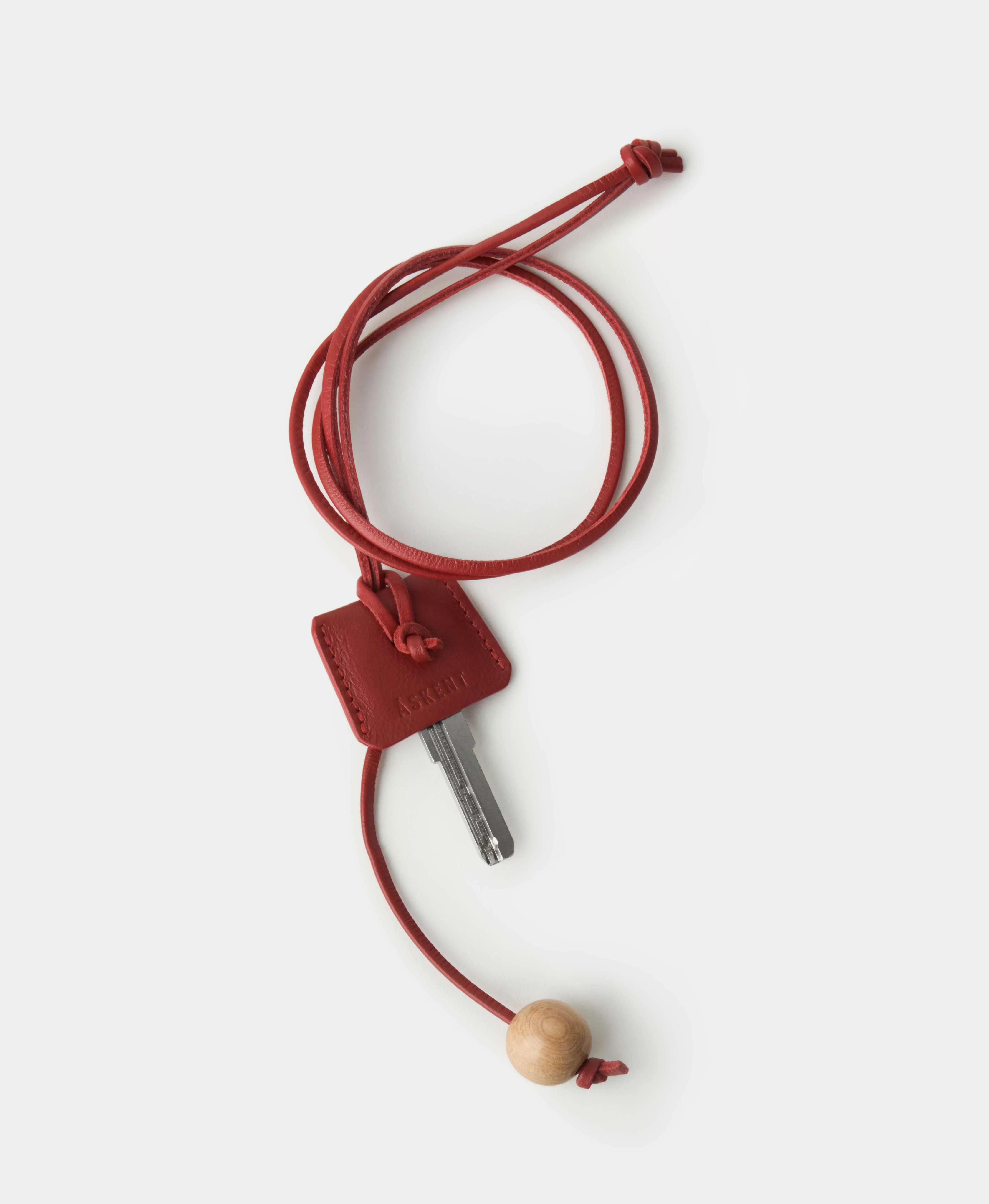 КЛЮЧНИЦА НА ОДИН КЛЮЧИК. Цвет: lipstick red. Вид 3