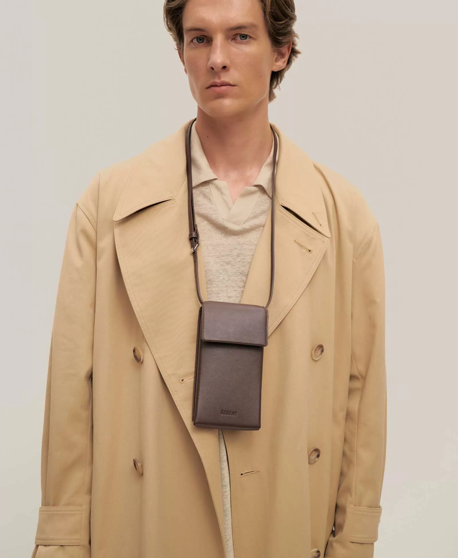 POCKET BAG. Цвет: dark oak. Вид 2