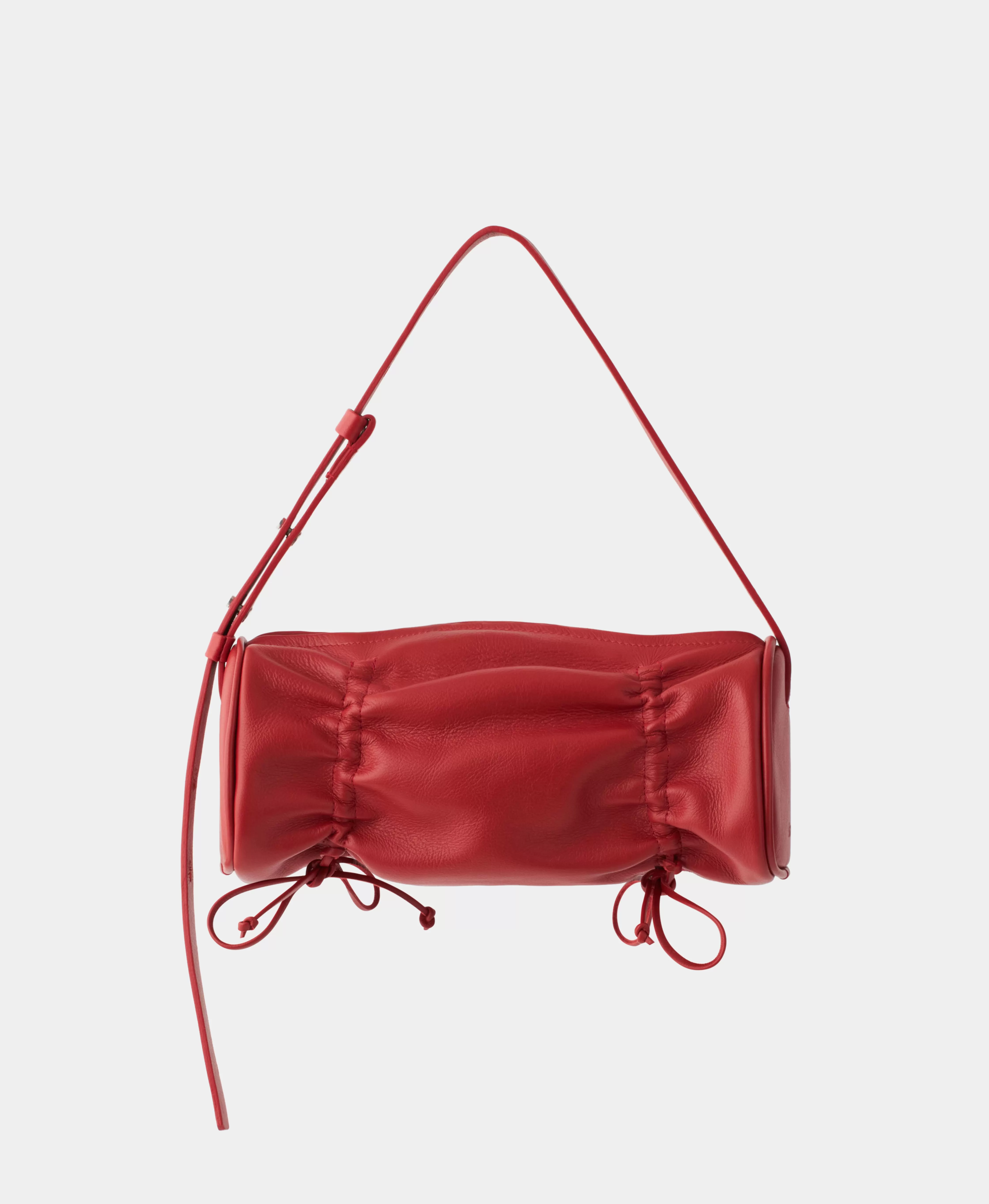 СУМКА BISSA / FOLDED. Цвет: lipstick red. Вид 8