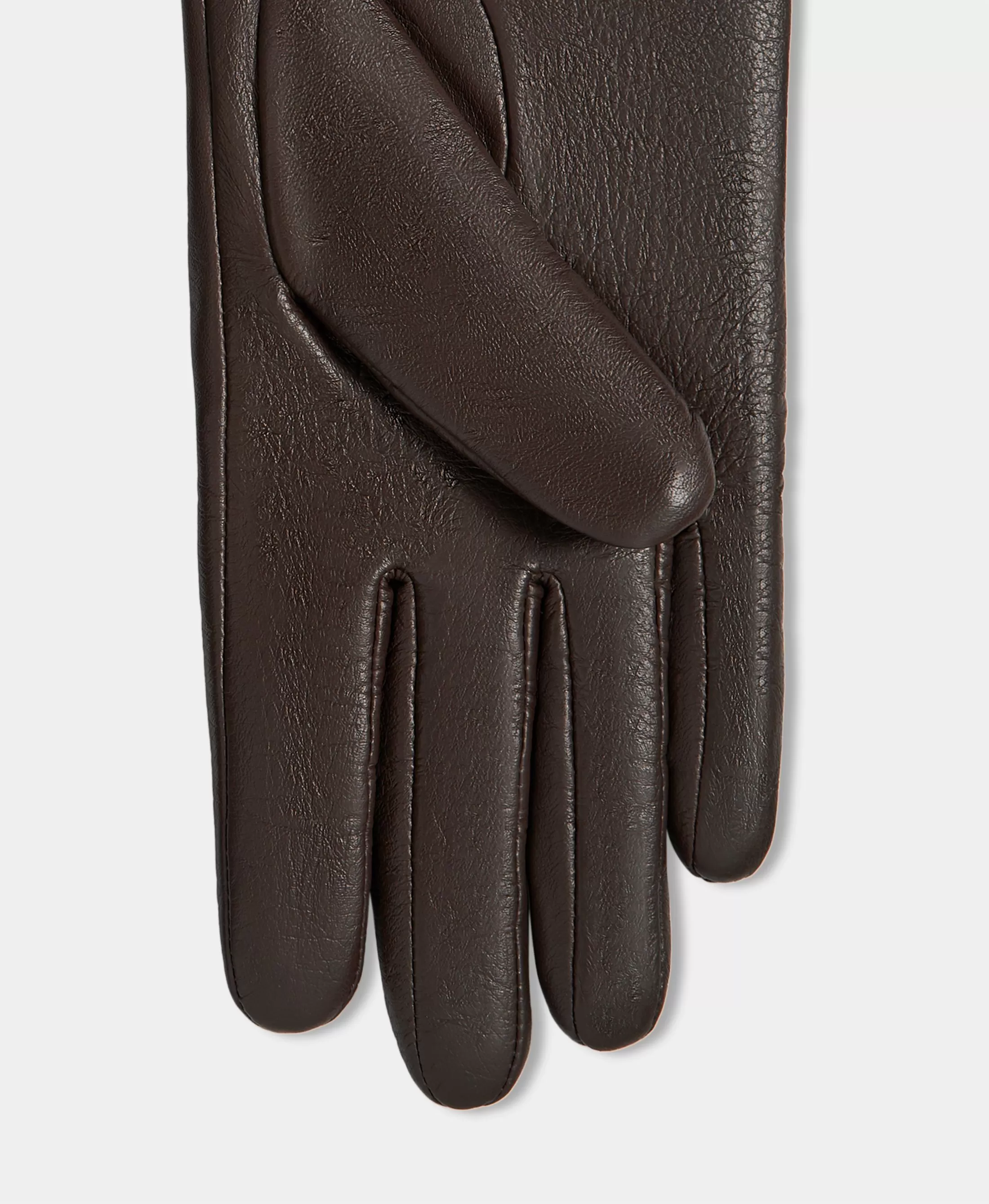 Классические перчатки. Цвет: brown. Вид 2