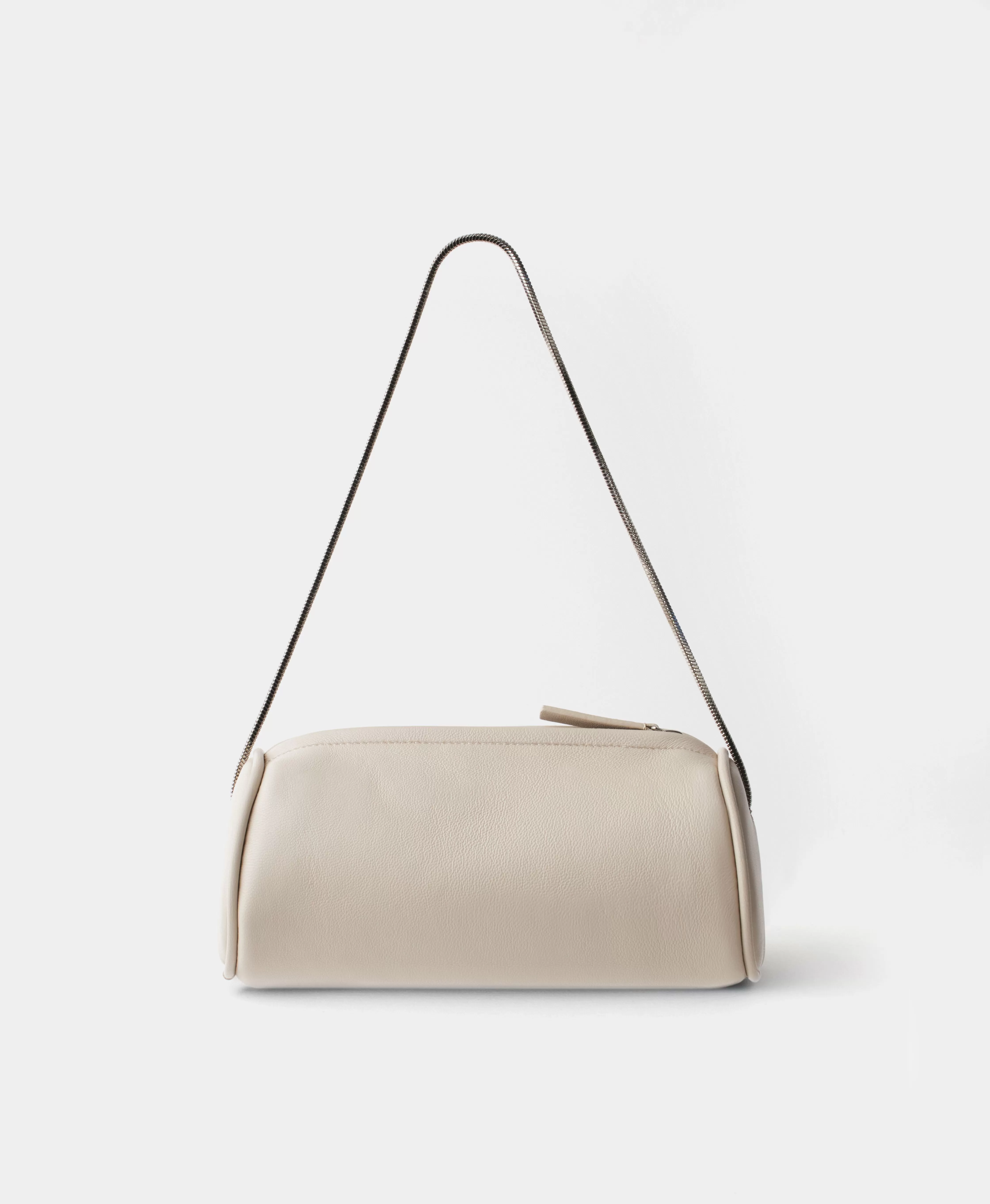 Сумка bissa chain/mini. Цвет: beige. Вид 1