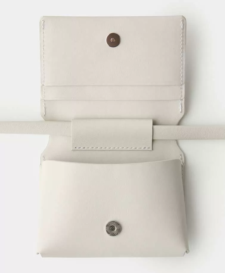 МИНИ ПОРТМОНЕ MODULE. Цвет: off white. Вид 3