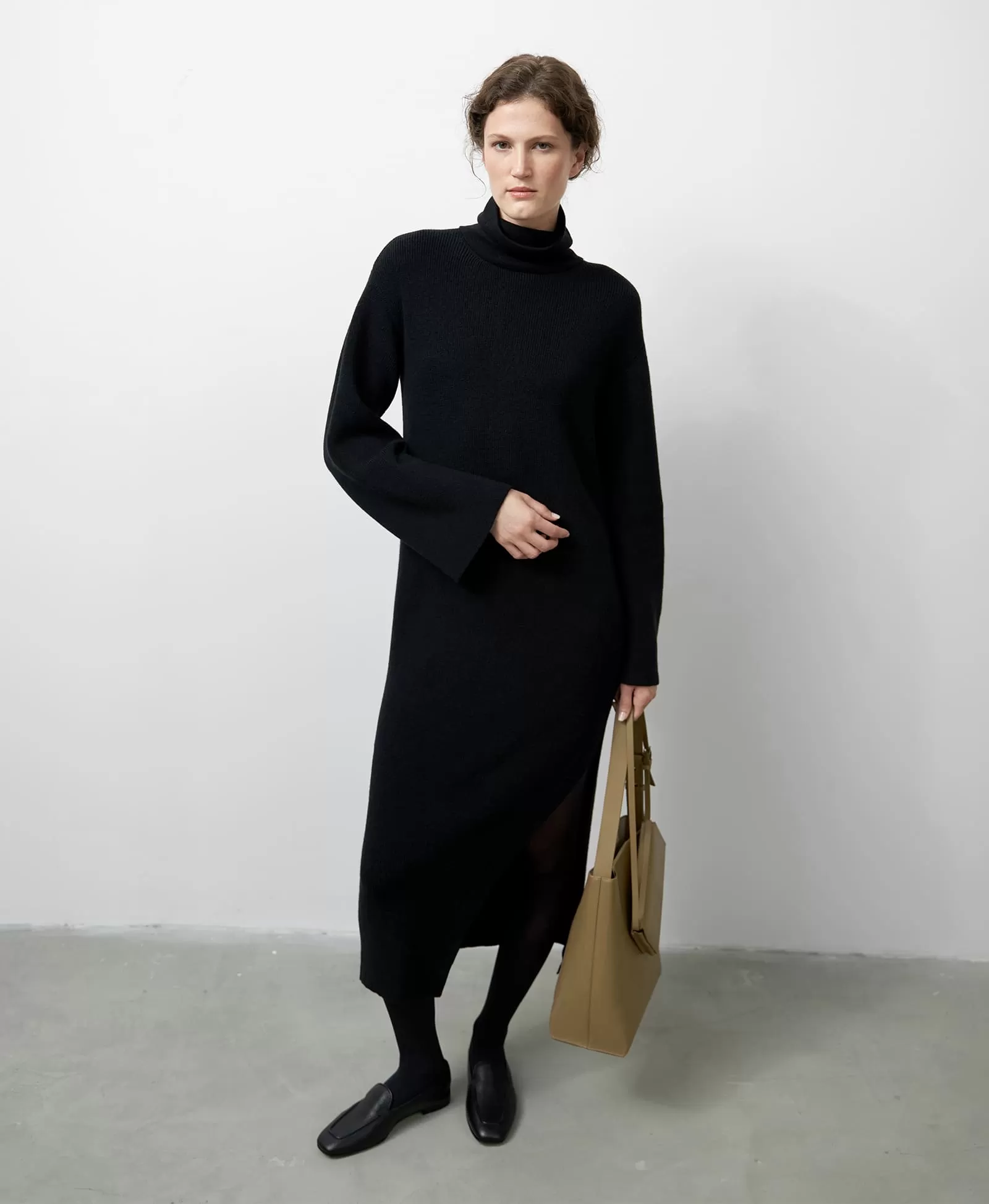 Сумка-тоут на широком ремне. Цвет: breen. Вид 3