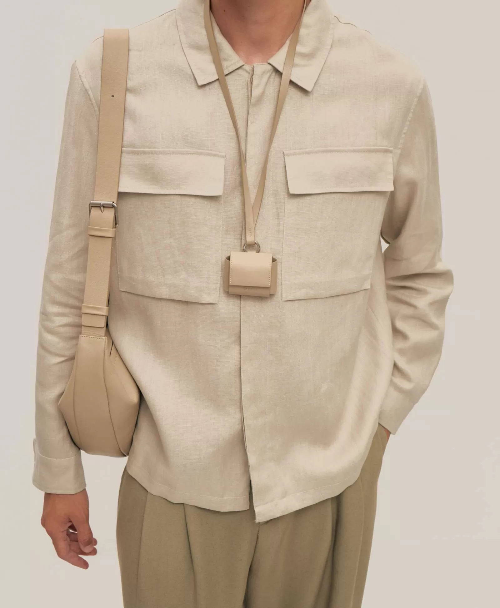 кейс для наушников CROSS. Цвет: clay. Вид 3