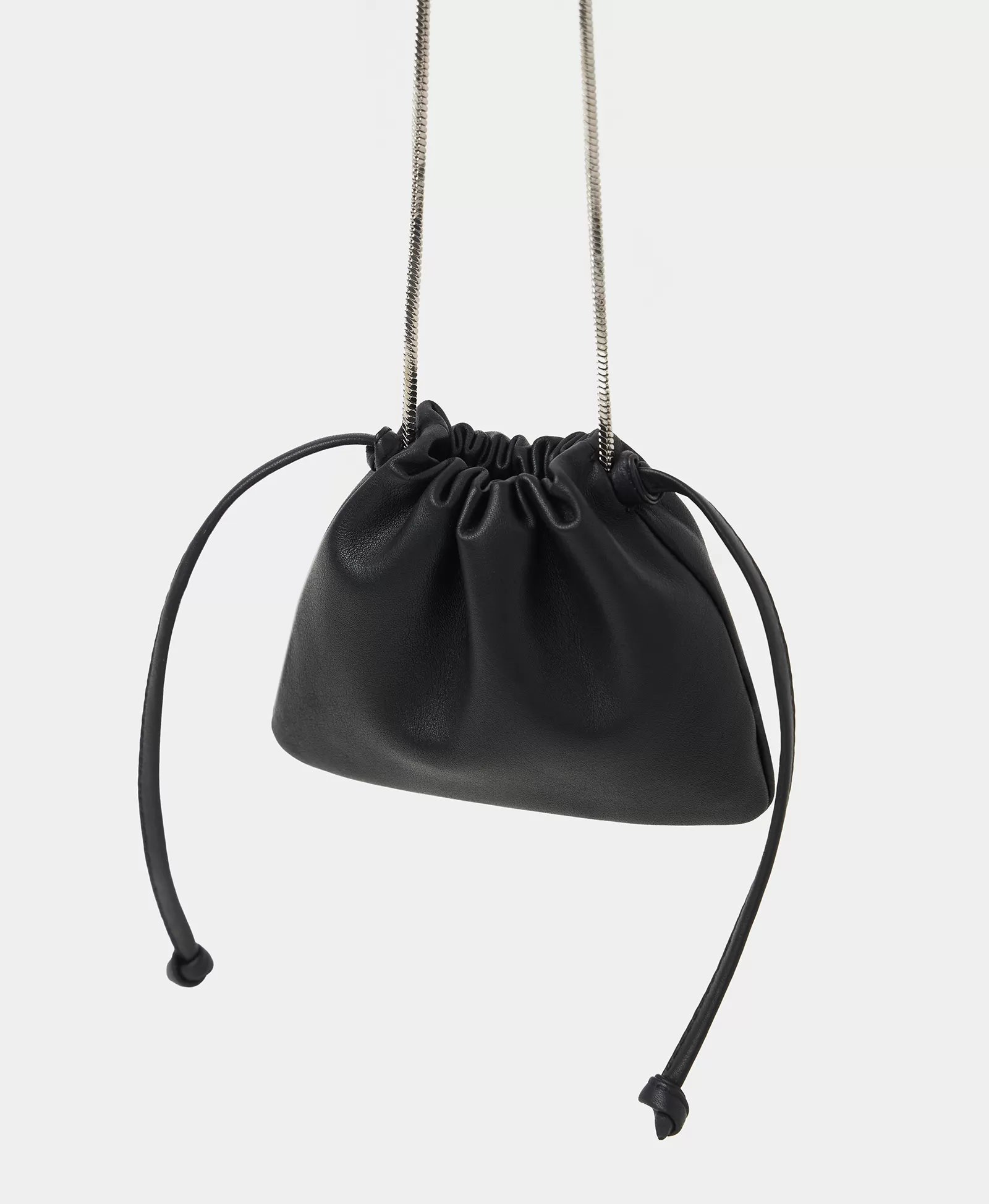 Микро сумка IVY CHAIN. Цвет: черный. Вид 5