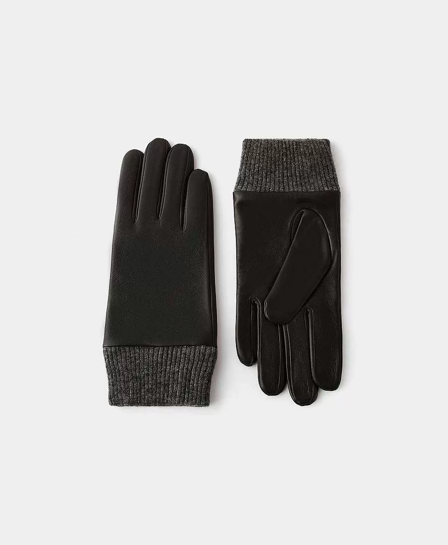 ПЕРЧАТКИ С ШЕРСТЯНОЙ МАНЖЕТОЙ. Вид 1